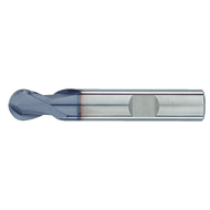 Radiusfräser VHM 30° 3mm kurz Z=2 HB, TiAlN